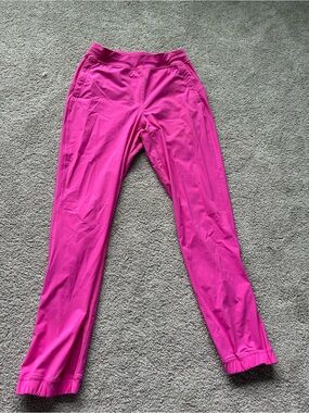 Lululemon hot pink active jogger w zipper ankles